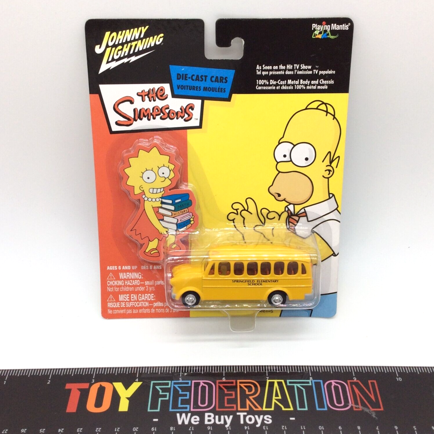 ミニカー HOTWHEELS JOHNNYLIGHTNING the simpsons Johnny Lightning The Simpsons Chief Wiggum's Police Cruiser