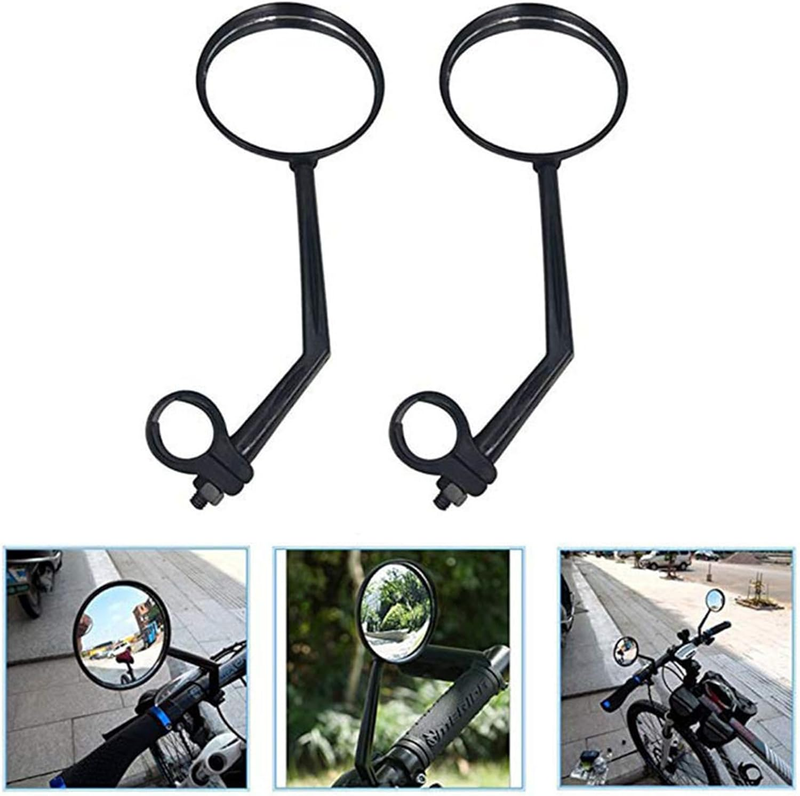 2 PCS Bike Mirror,Bike Mirror 360&deg; Rotatable,Bike Rear Mirror for Bikes Retro Bi