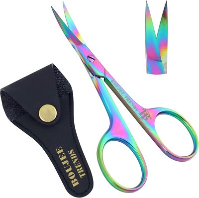 Nail Scissors, Toenail Eyebrow Mustache Facial Nose Ear Hair Grooming Multi-Purp