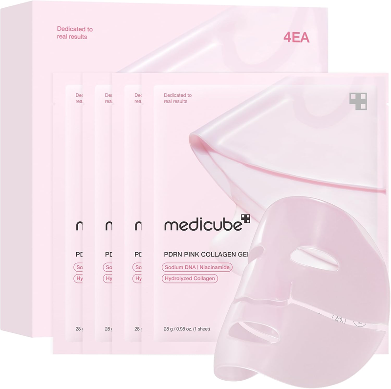 Salmon DNA PDRN Pink Collagen Jelly Gel Mask | Overnight Face Mask for Glass Glo