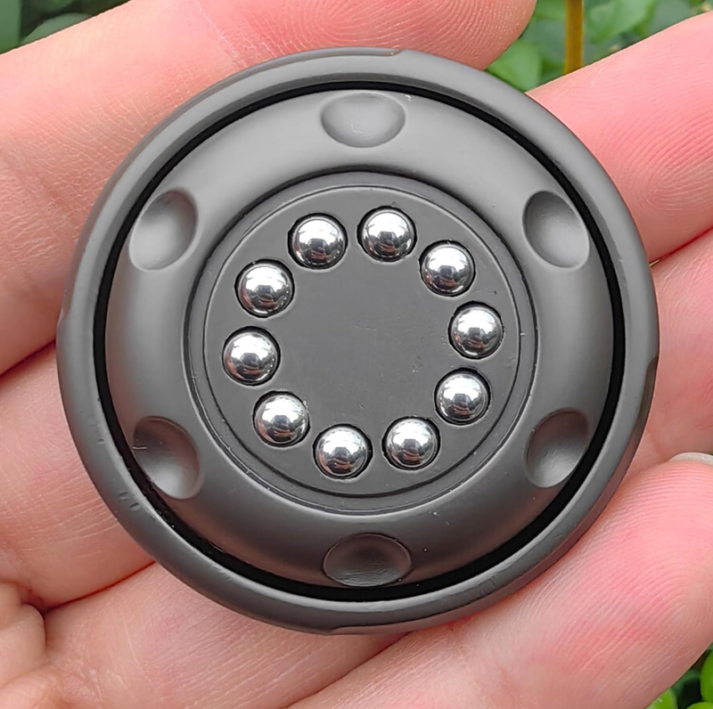 EDC Magnetic Metal Stress Relief Spinner Toy, Anxiety Reducing EDC Fidget Toy fo