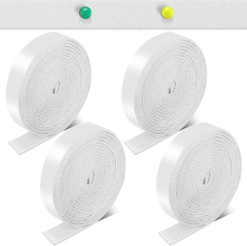 4 Rolls 120 Inch Felt Strip with Adhesive Backing Felt Tapes Furniture Strip Rol