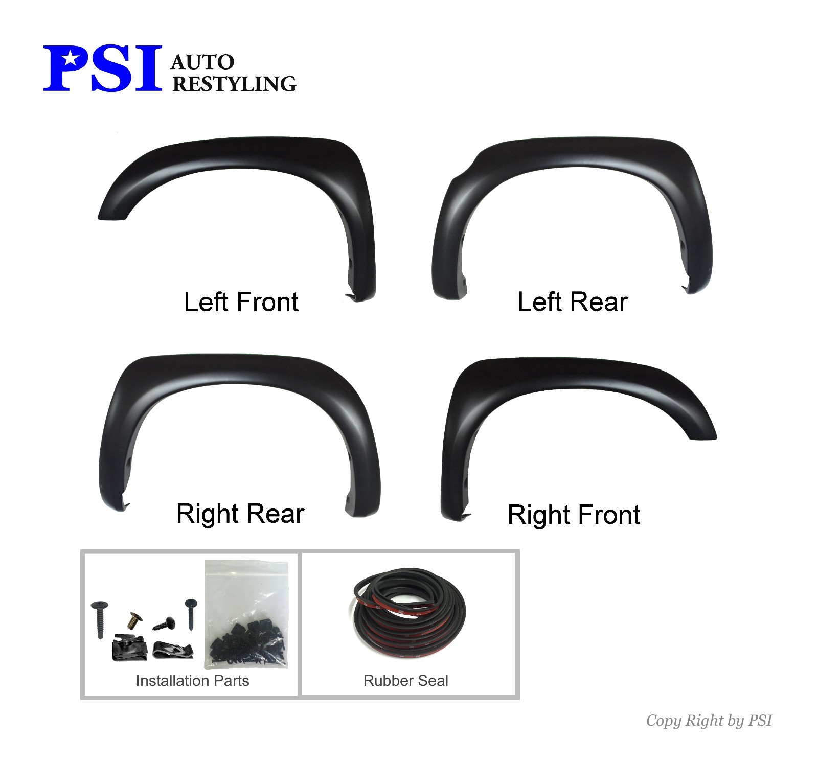 tundra 美品　デュアルランド Pocket Bolt Style Fender Flares Fits Toyota Tundra 2007-2013