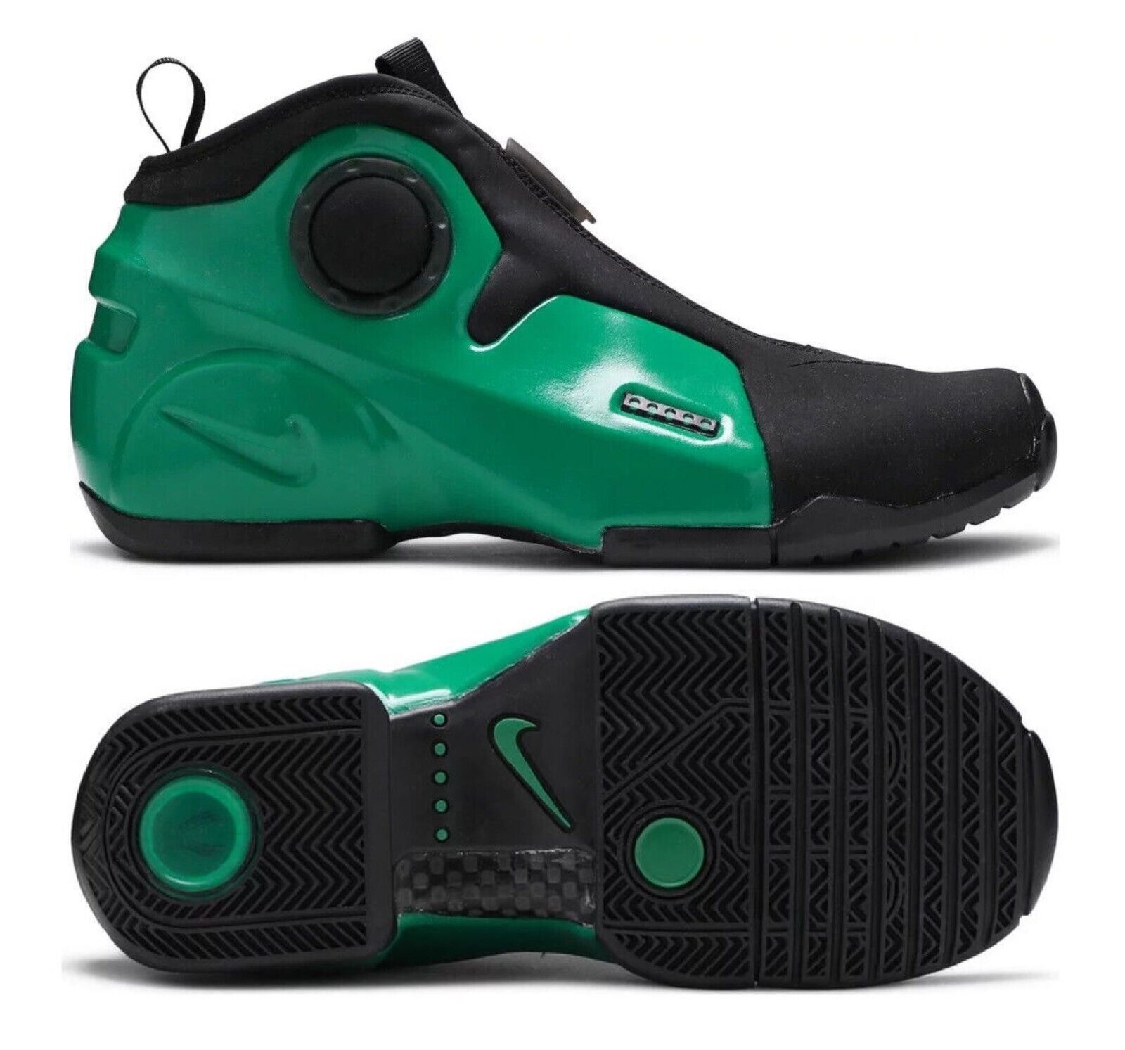 NEW Nike Air Flightposite 2 Men Shoes, Black/Electric Green, CD7399-001, Sz 6 NEW Nike Air Flightposite 2 Men Shoes, Black/Electric Green, CD7399-001, Sz 6
