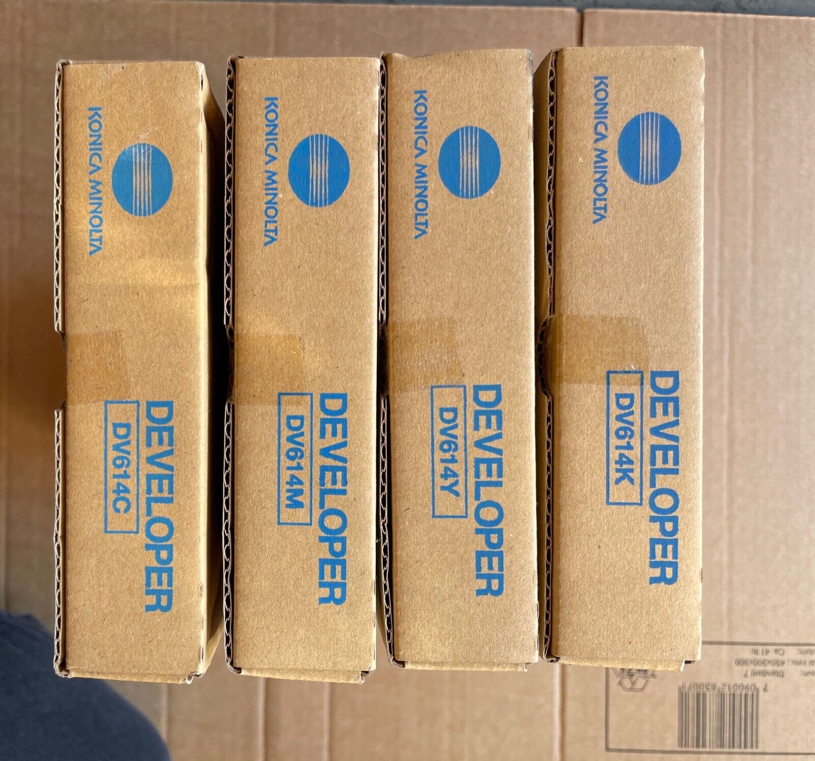 Konica Minolta Developer DV614 CMYK for C1060, C2060, C3070, C4065 Konica Minolta Developer DV614 CMYK for C1060, C2060, C3070, C4065