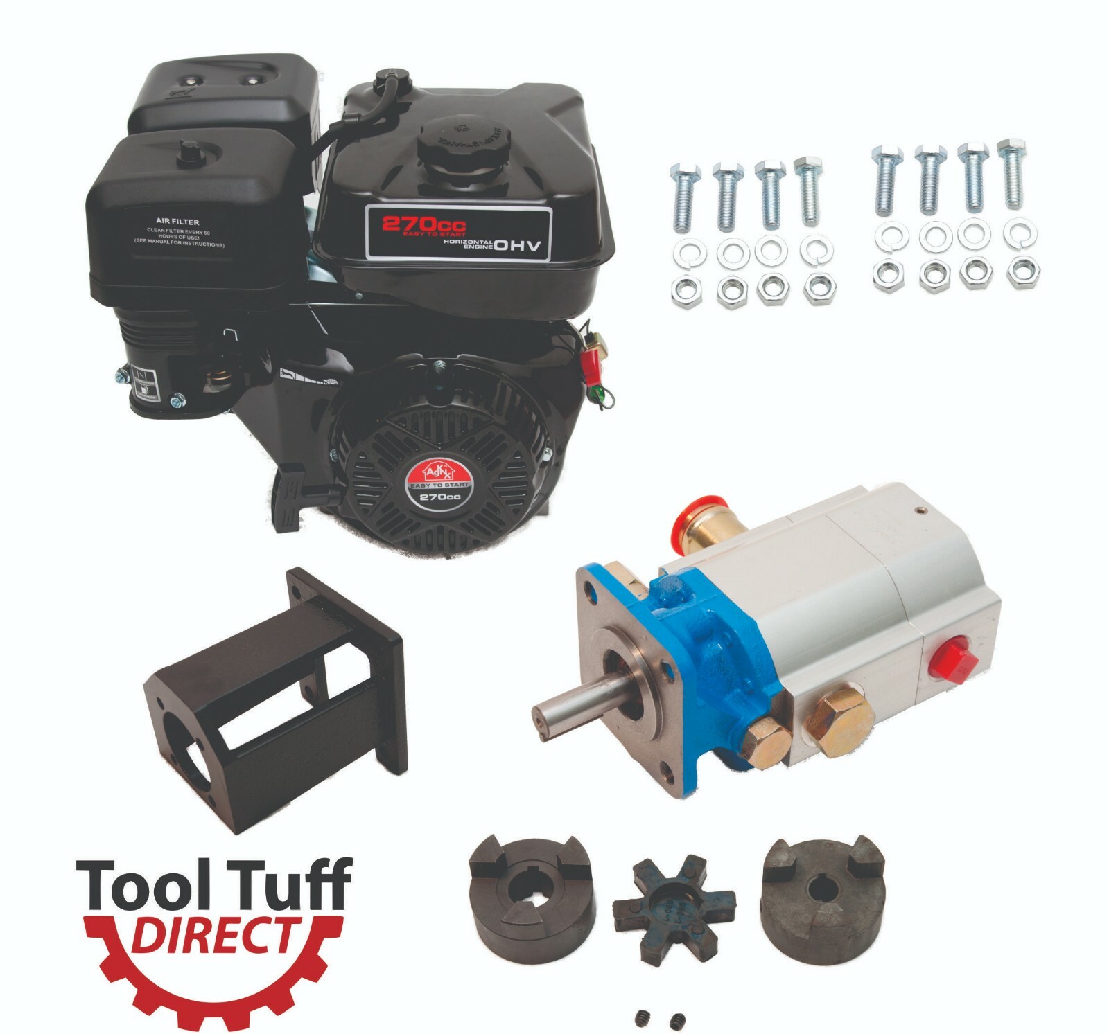 Build Kit: 9 Hp Engine W/ 16 Gpm Pump & Mounting Bracket, Ha