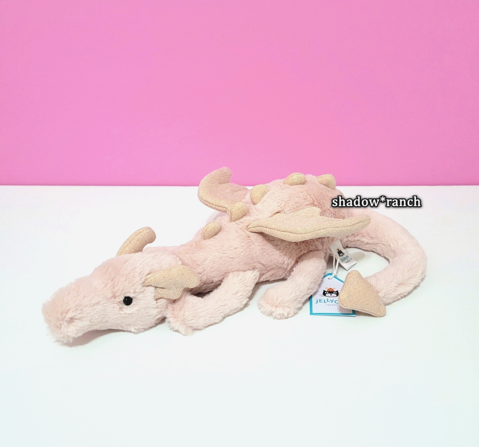 【】 Dragon LITTLE 30cm Jellycat LITTLE ROSE DRAGON - Small 12