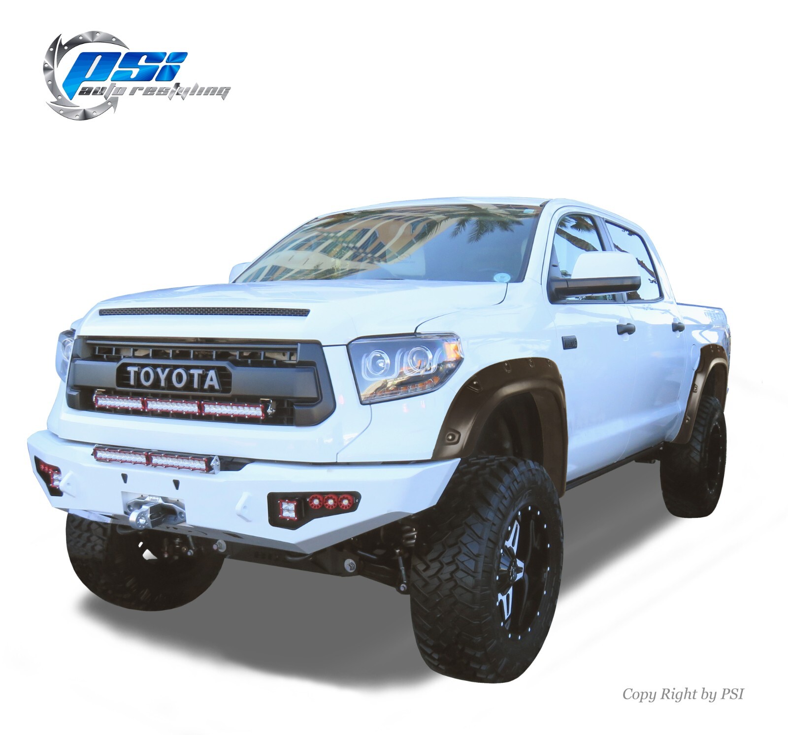 Pop-Out Bolt Style Fender Flares Fits Toyota Tundra 2014