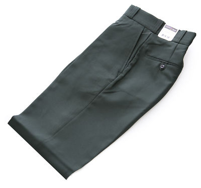 FLYING CROSS Men's Dark Green UNHEMMED "Visa System 3" Uniform Pants #34206 NEW