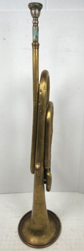 Vintage Weymann KEYSTONE STATE Brass Bugle Eary 1900