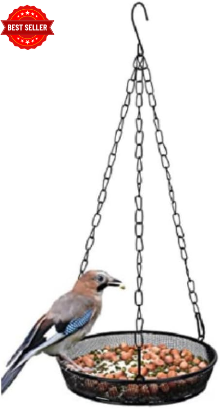 Hanging Bird Feeder Tray, Hanging Seed Tray, Bird Feeders for Attracting Birds,