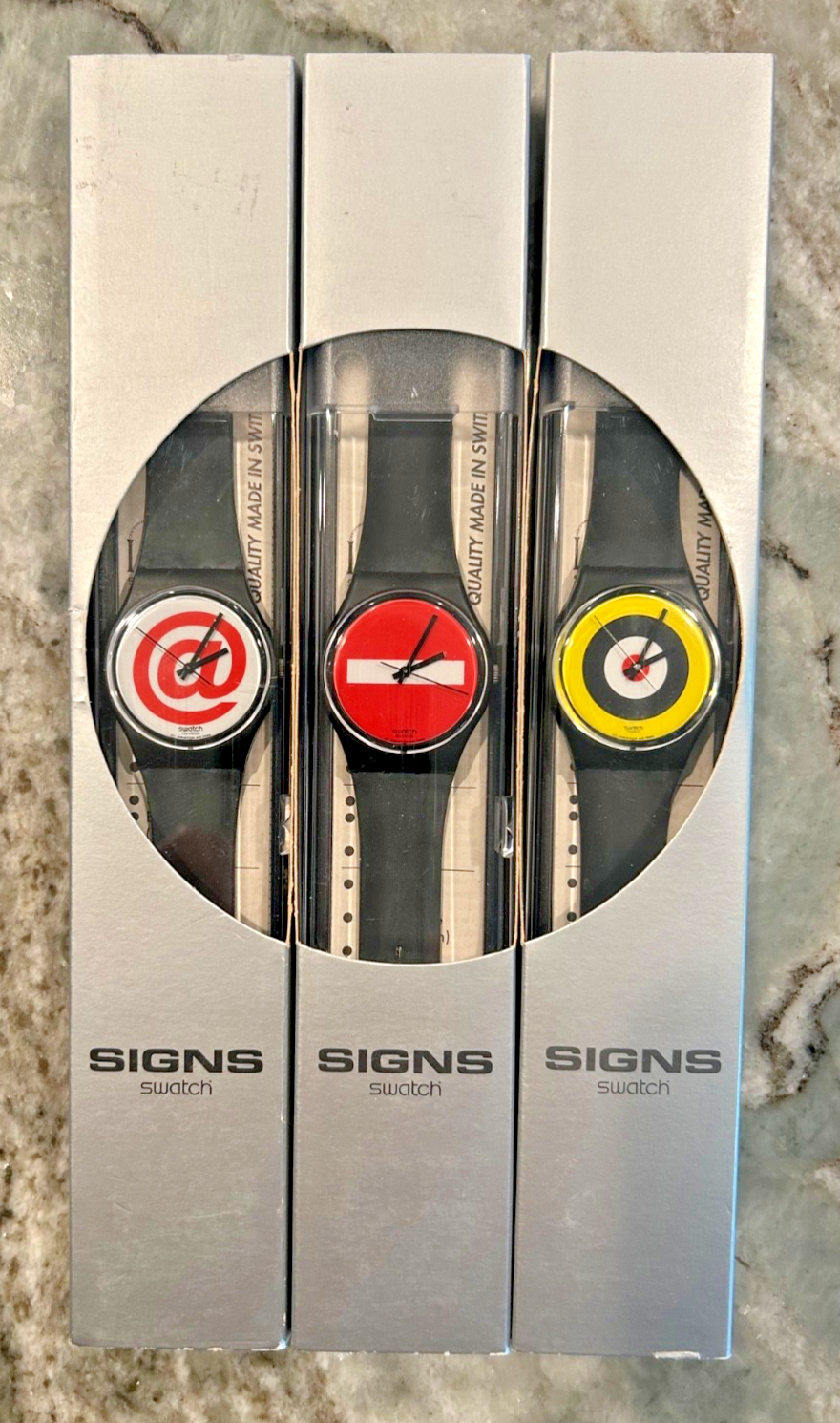 Swatch - Signs - Net - GB173 - Don't – GB176 - Straight Up – GB174