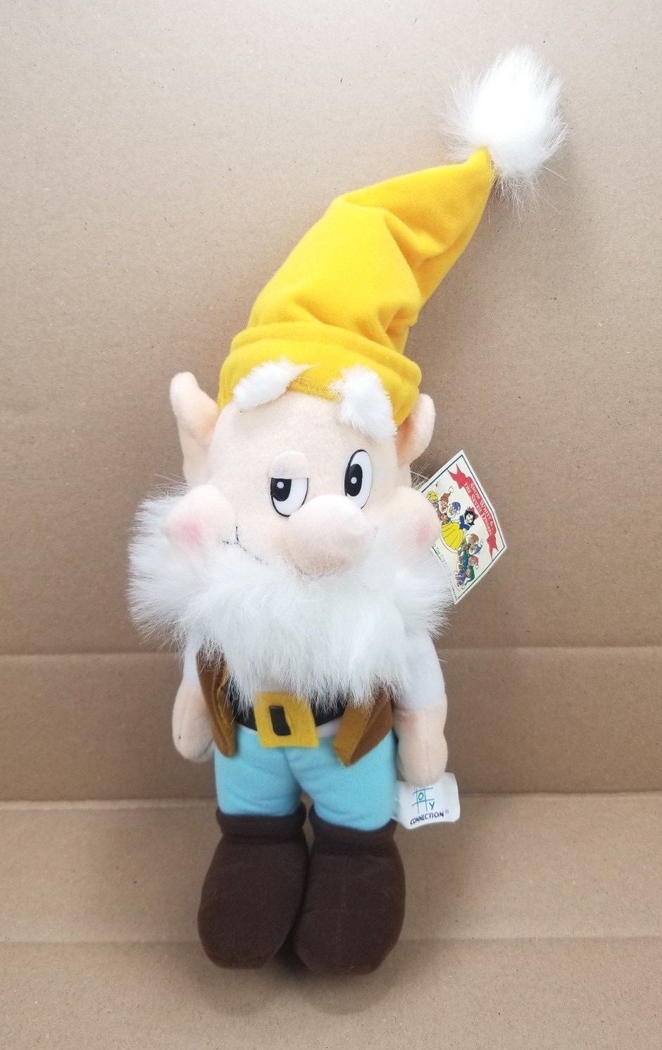 Vintage Snow White & The Seven Dwarfs 15" Plush Stuffed Doll Toy Connection NEW