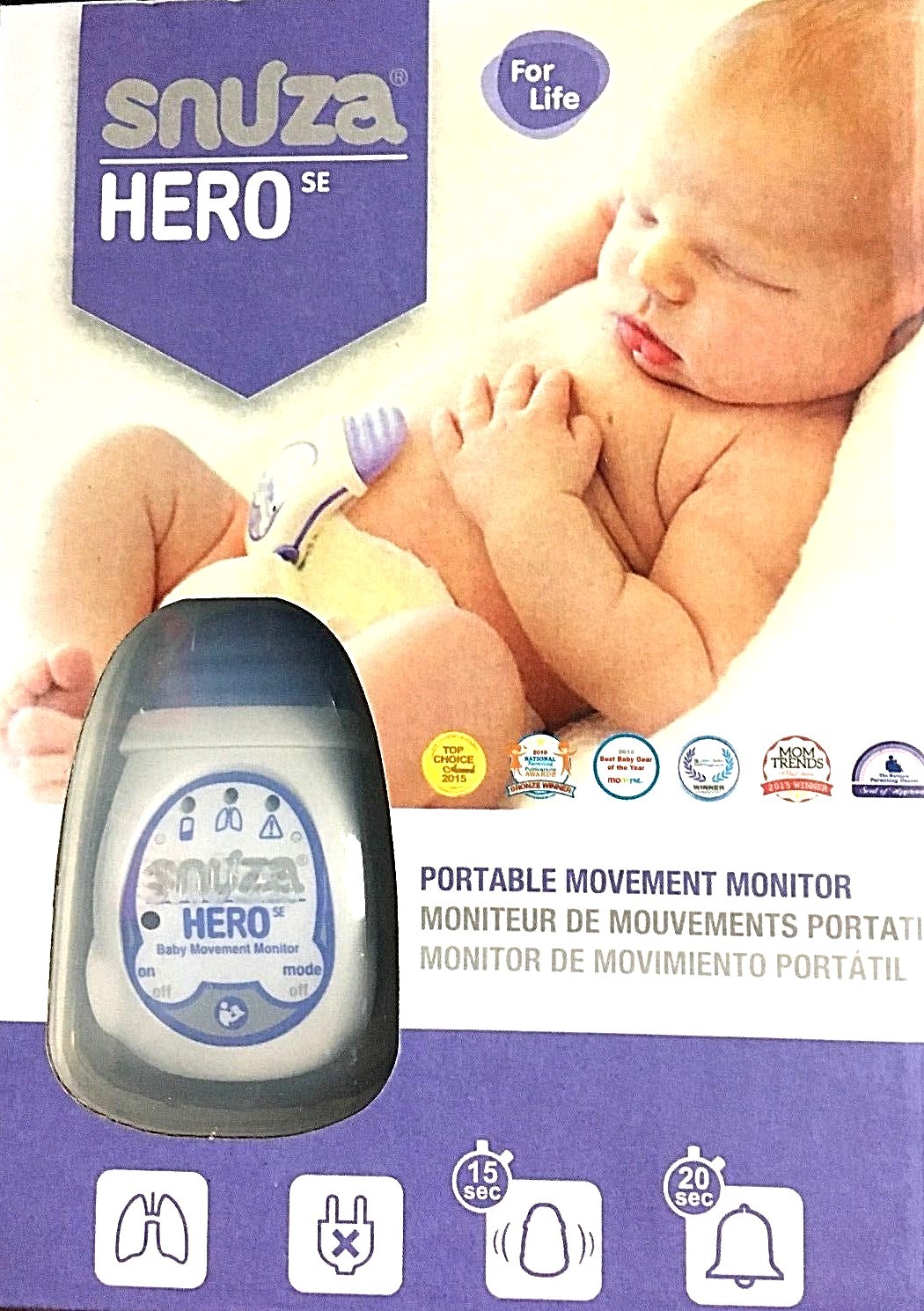 Snuza Hero SE Portable Baber Monitor -  2662