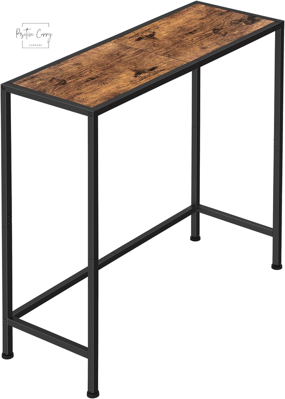 Small Entryway Table Narrow Console Table behind Couch Table