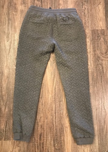 Publish Brand Jogger Sweat Pants Size 32 Gray Quilted Cotton Today for Tomorrow