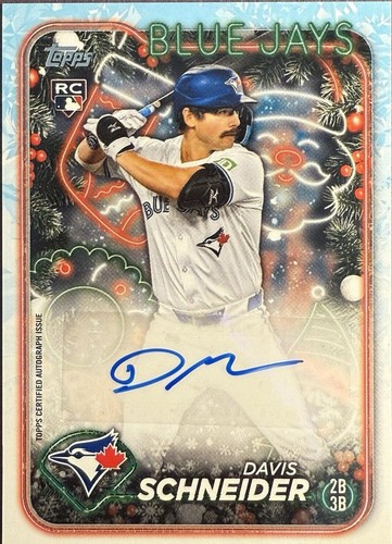 2024 Topps Holiday - Davis Schneider #HAC-DS