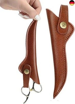 Stylisten Scheren Beutel Etui, Friseur Haarscheren Tasche aus Leder (2 Stück)
