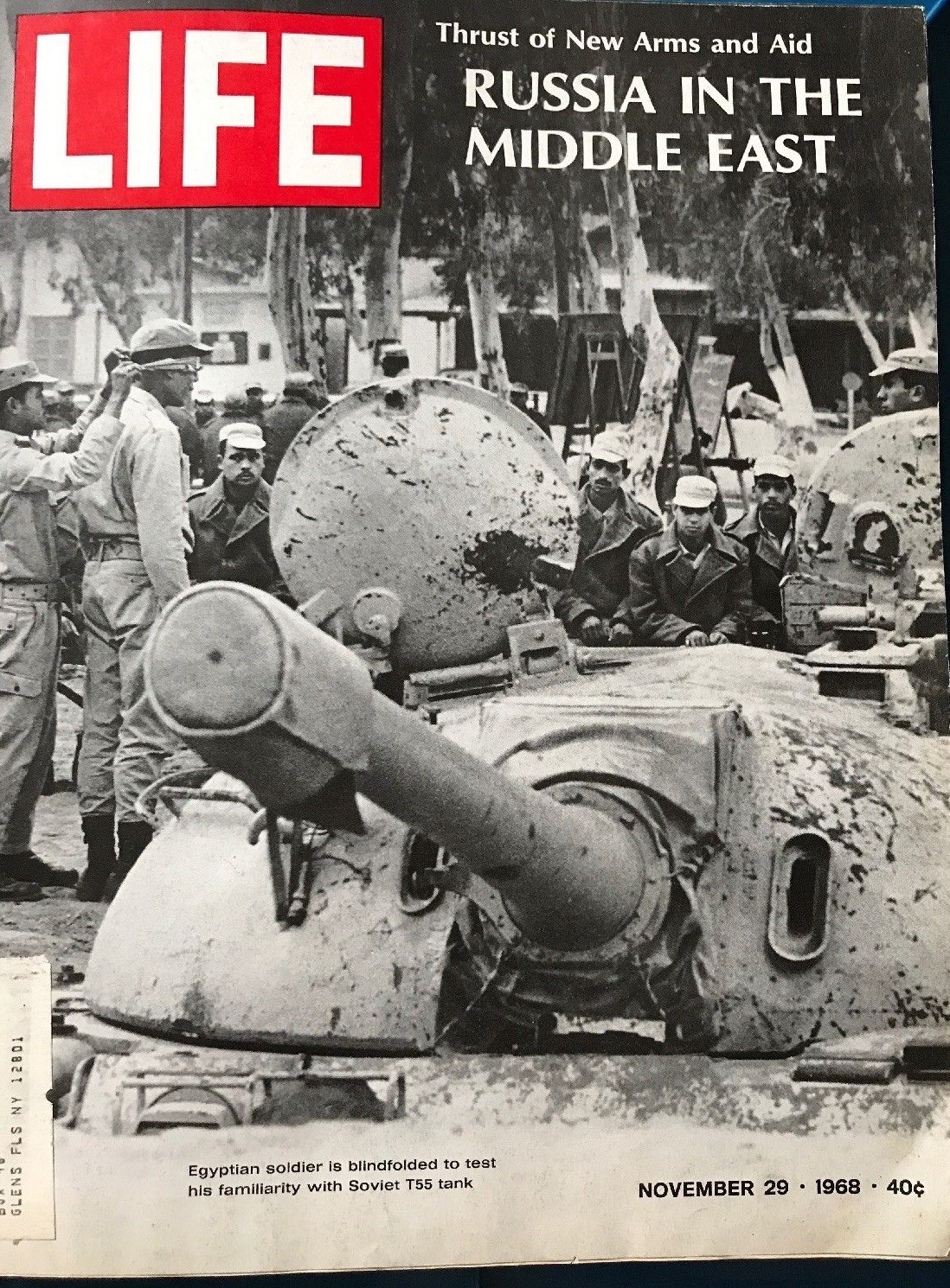 NOVEMBER 29 1968 LIFE MAGAZINE RUSSIA IN THE MIDDLE EAST T55