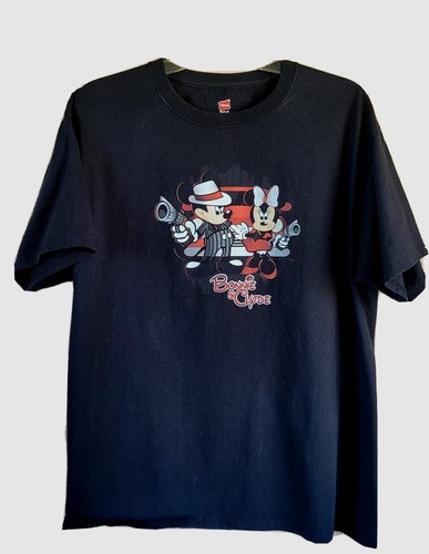 Mickey & Minnie Mouse Bonnie & Clyde OUTLAWS Mens Size LRG
