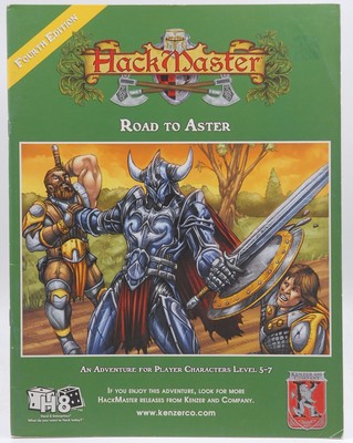 Road to Aster (HackMaster 4th edition RPG) Dan Fobes  Kenzer & Company