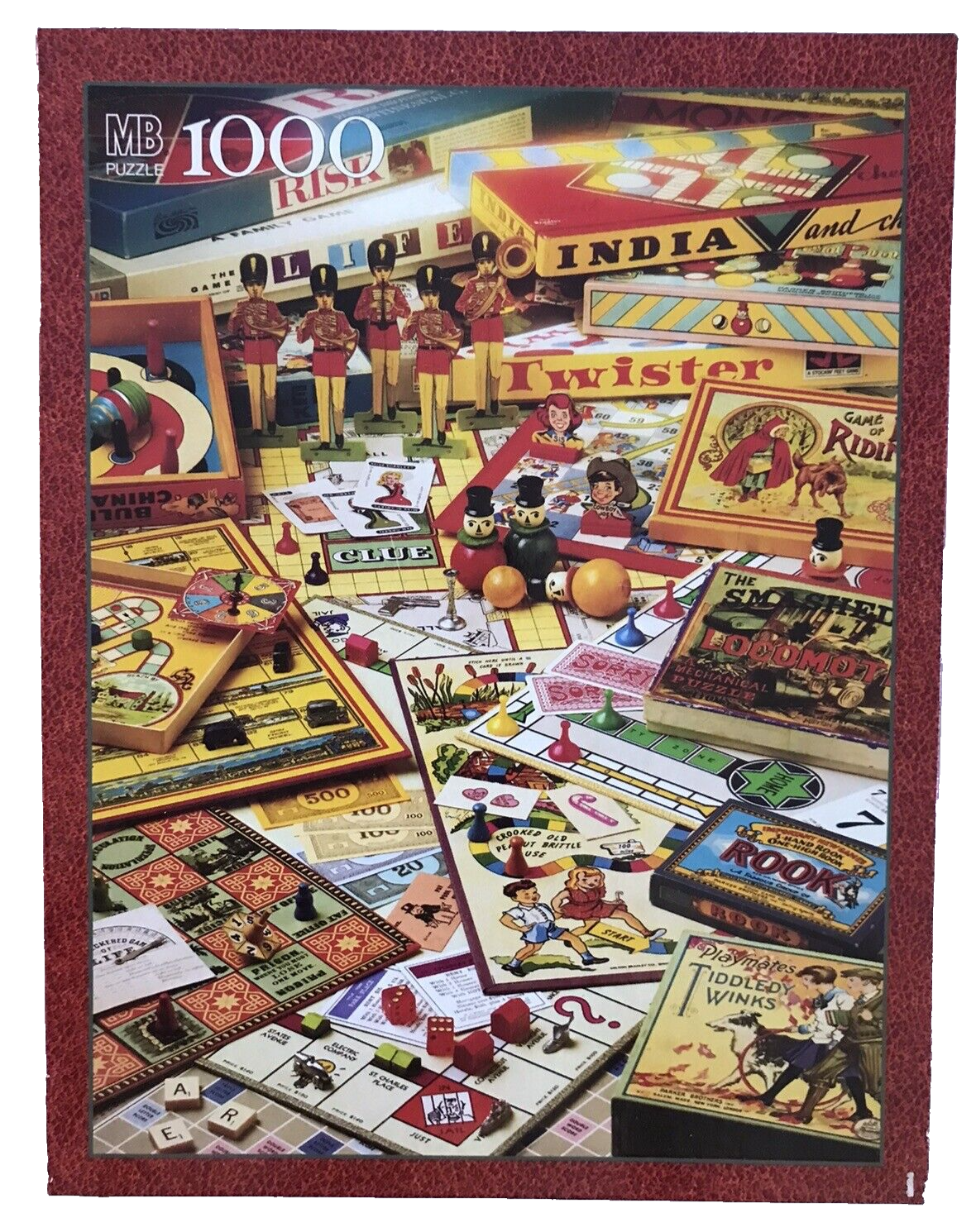 MILTON BRADLEY CO. アメリカ製 アンティーク ジグソーパズル Vintage THE GAMES OF YOUR LIFE Jigsaw Puzzle 1995 Milton