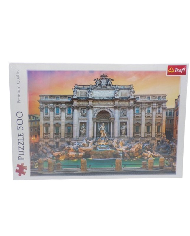 Puzzle 500 PiÃ¨Ces Fontaine De Trevi Ã  Rome
