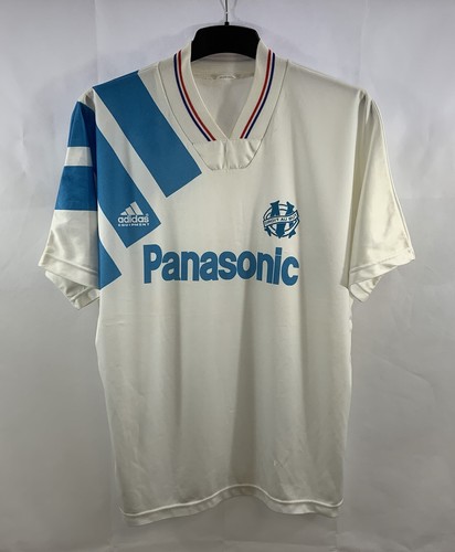 マルセイユ (A) 11/12 #10 ジニャク 4XO Olympique Marseille Jersey 1993 Retro L Replica Shirt DM7231