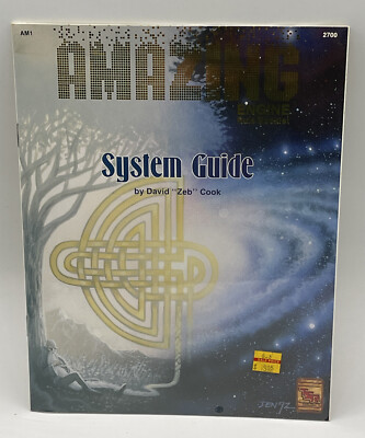 New 1993 Amazing Engine Rule Booklet AM1 System Guide by David Zeb Cook TSR 2700