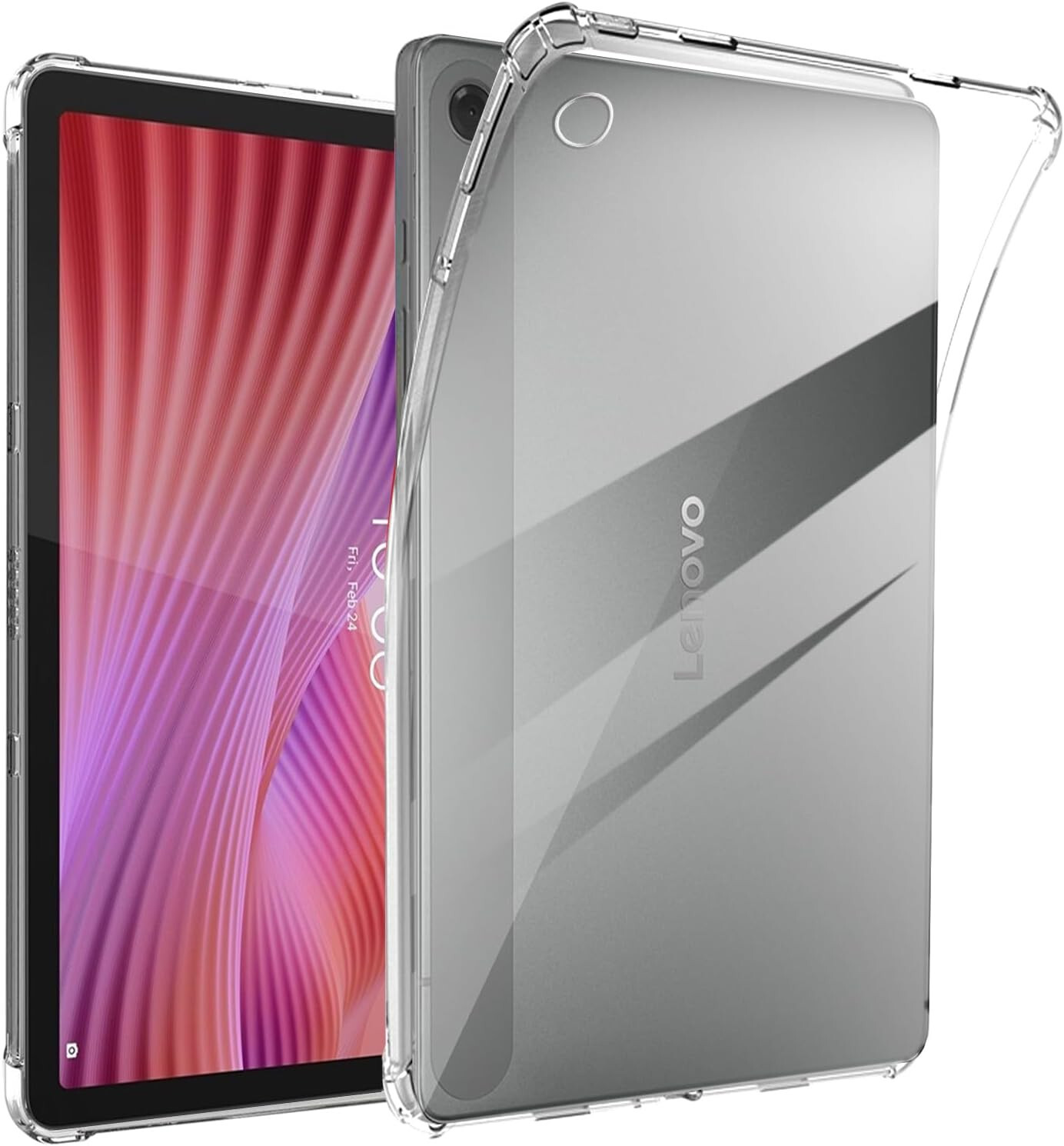 Lenovo Tab + Clear Caseルナグレー Lenovo Tab + Clear Caseルナグレー Lenovo Tab Plus Shockproof
