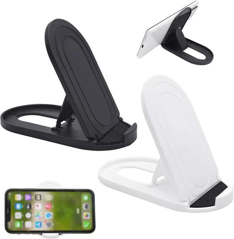 Cell Phone Stand 2 Pack Foldable Adjustable Desk Holder Tablet Cradle Universal