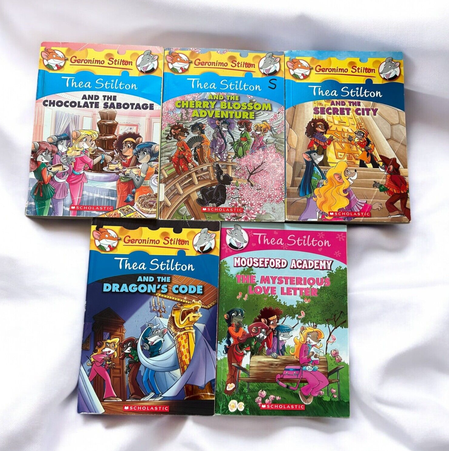 5 Thea Stilton Geronimo Book Chocolate Sabotage Cherry