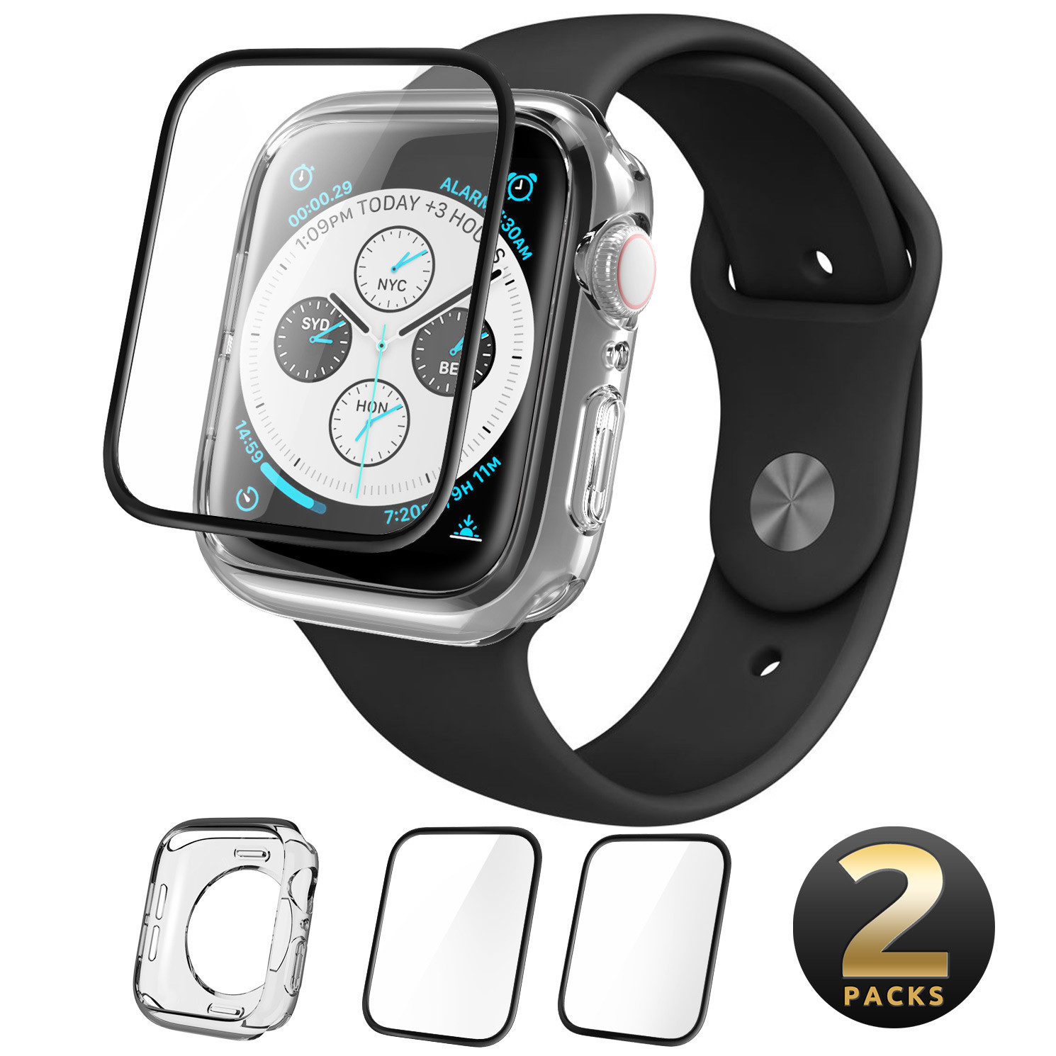 apple watch series 4 44mm clear case