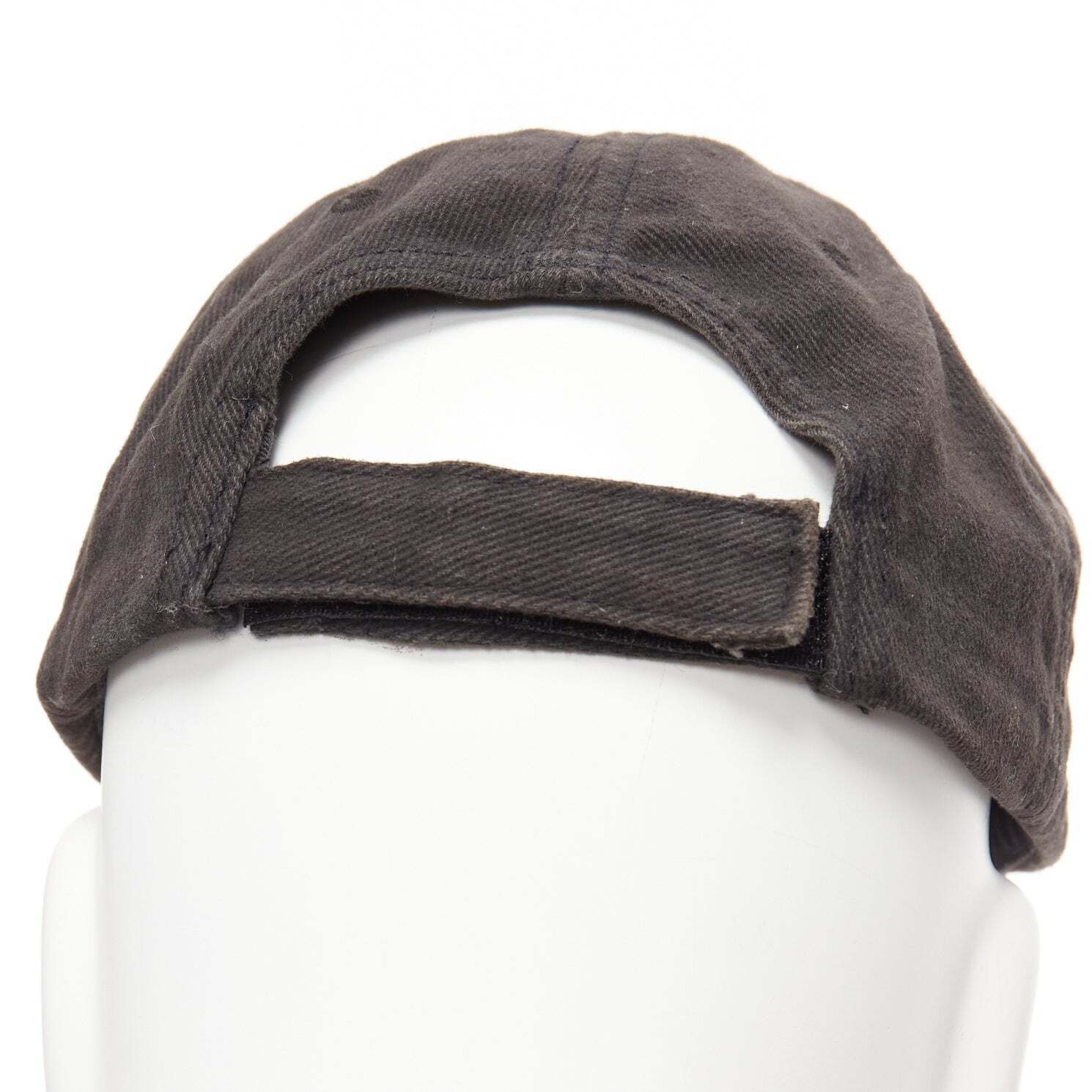 BALENCIAGA black cotton world food programme logo baseball BALENCIAGA black cotton world food programme logo baseball