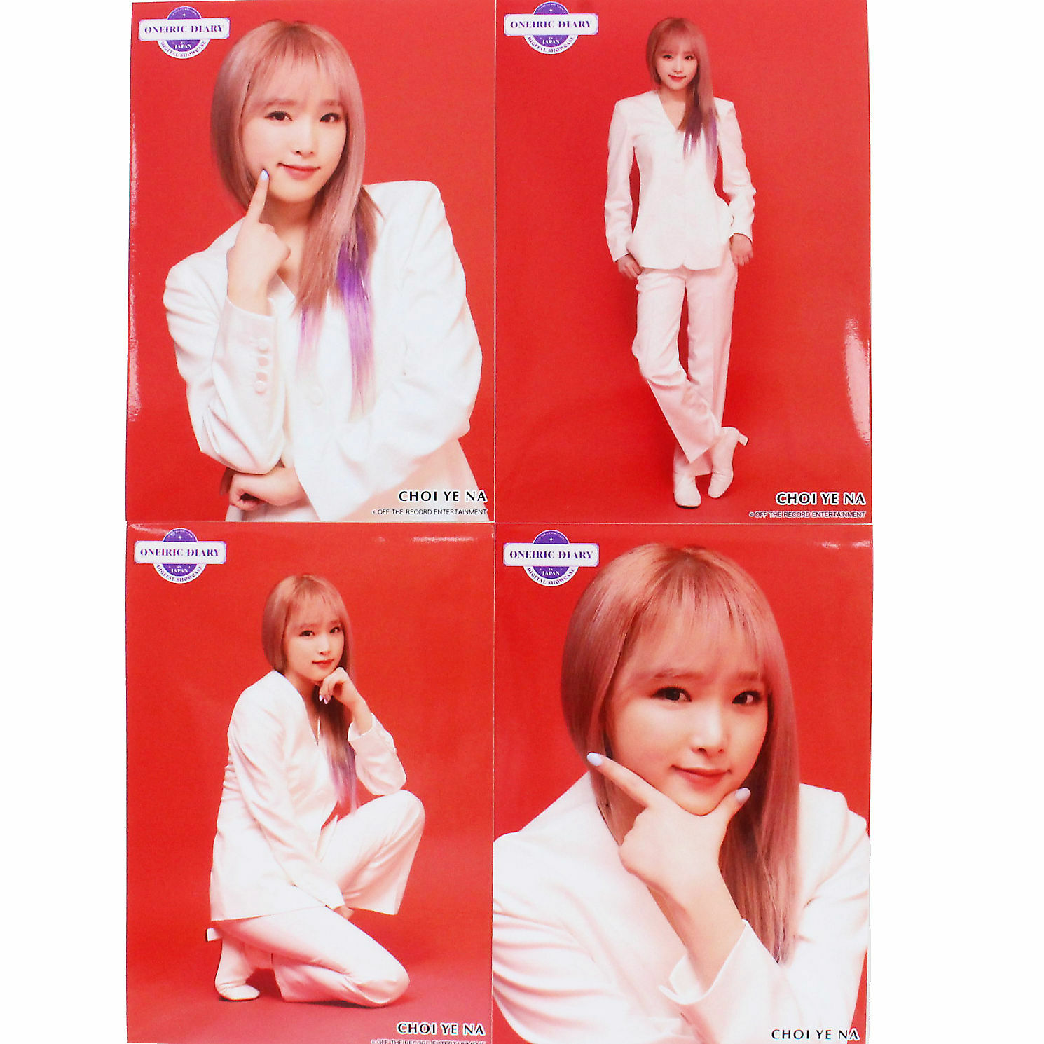 IZ*ONE IZONE Choi Ye Na 4 photos Complete Set Oneiric Diary