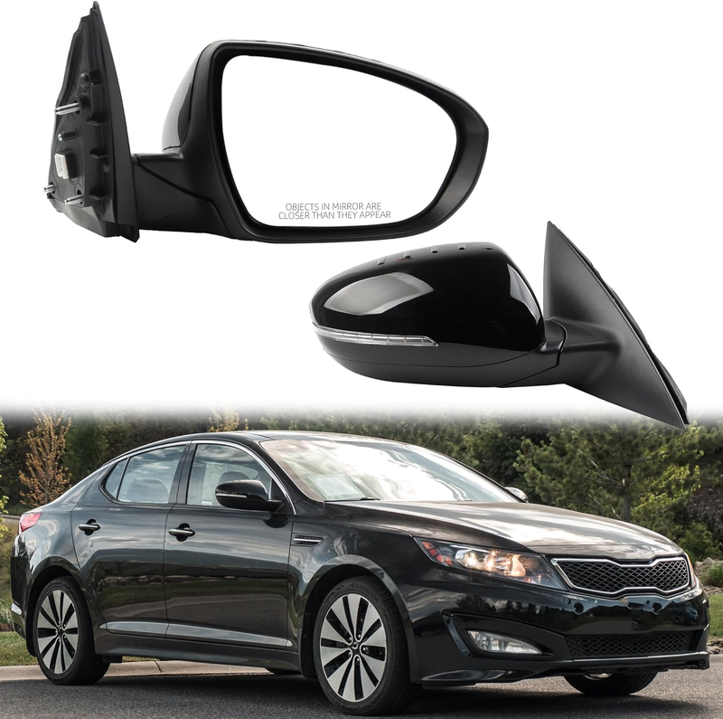 Right Passenger 5Pin Power Mirror w/Turn Signal Manual Fold for Kia Optima 11-13