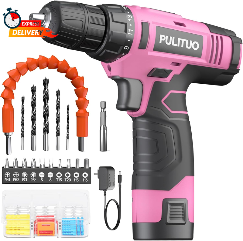 Set Power Drill Kit With Battery And Charger,ele