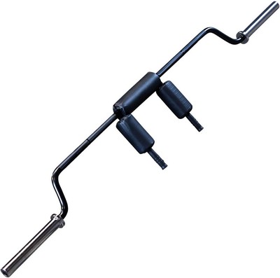 Body-Solid Safety Squat Bar - Specialty Barbell for Quad and Posterior Chain Tra