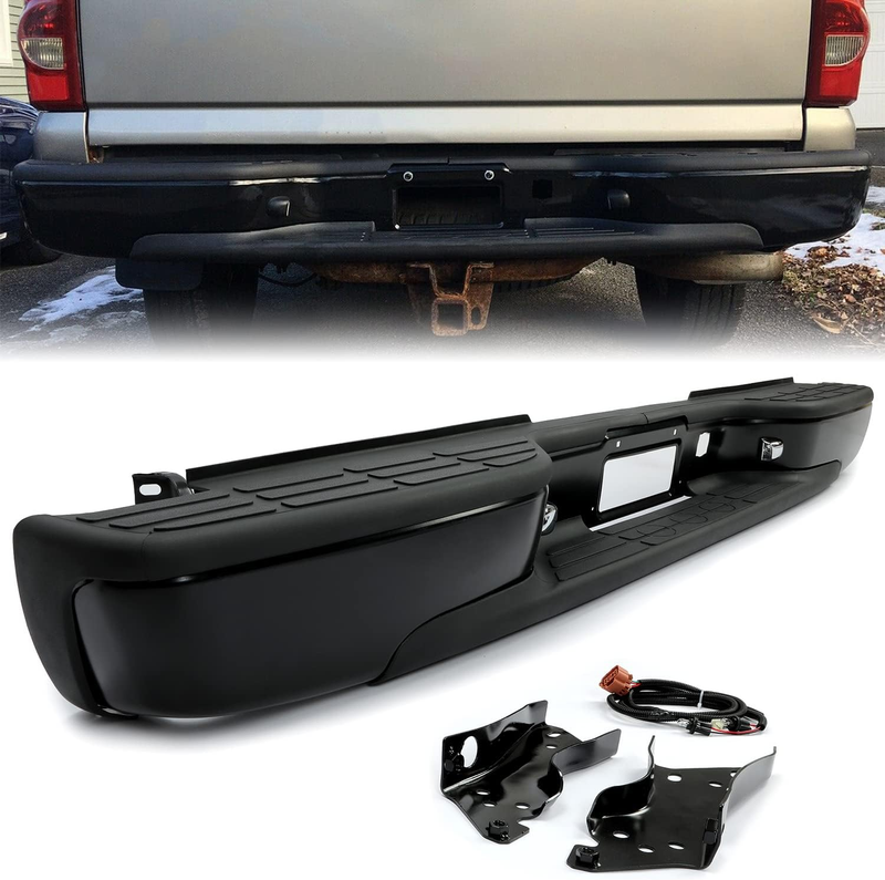 Rear Step Bumper for 1999-2007 Chevy Chevrolet Silverado GMC Sierra 1500 2500