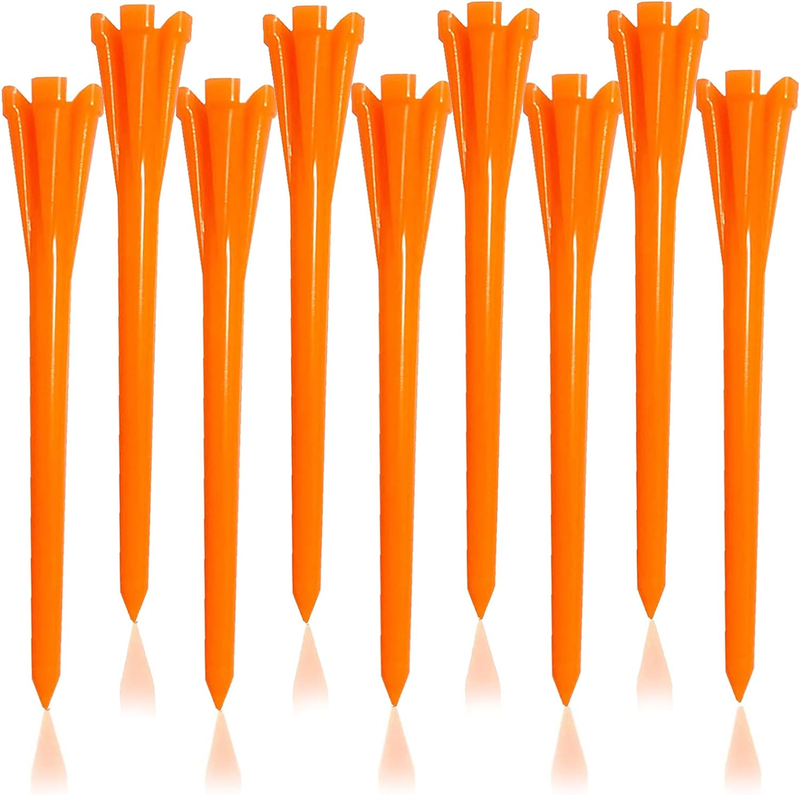 Tees Plastic 3 1/4 2 3/4 Inch Unbreakable 60 Pack Bulk Long Stronger Upgrad