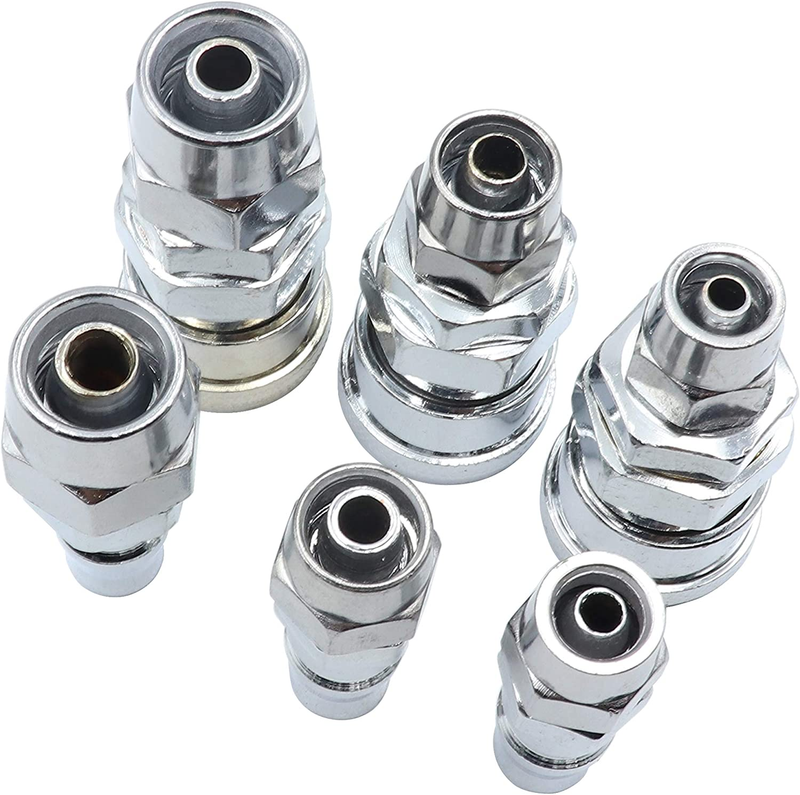 Air Coupler and Plug Kit,Air Hose Fittings, Industrial Type C Air Compressor Pne
