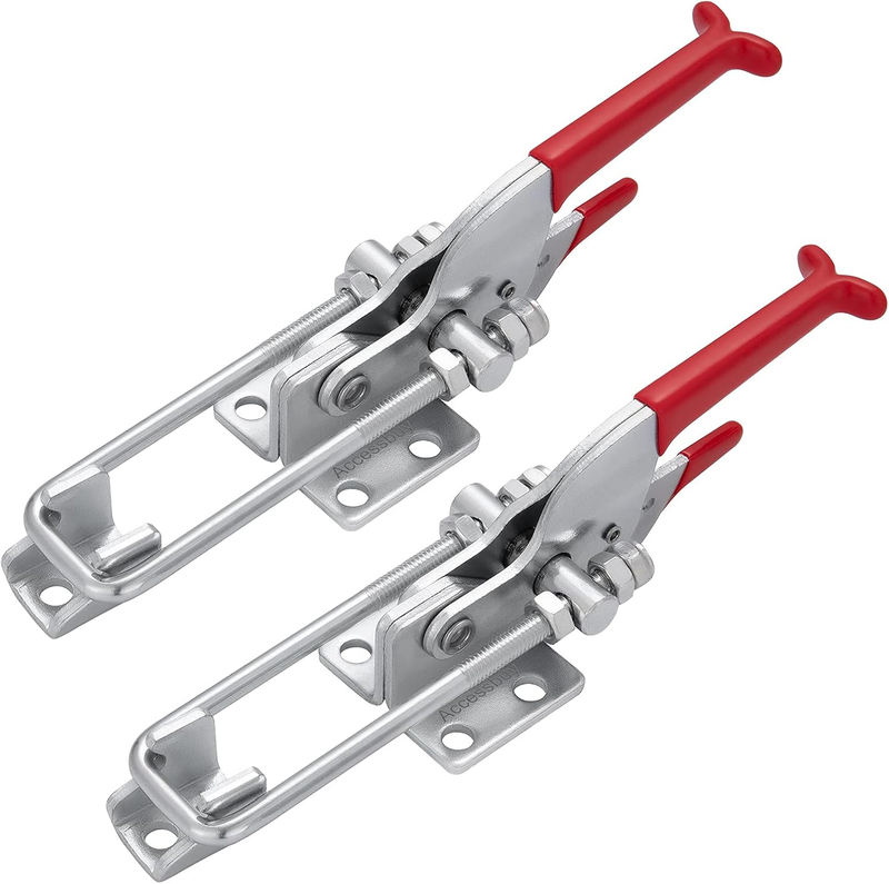 Heavy Duty Large Toggle Clamp Latch,2000Lbs Holding Capacity,Self-Lock U-Bolt Ad
