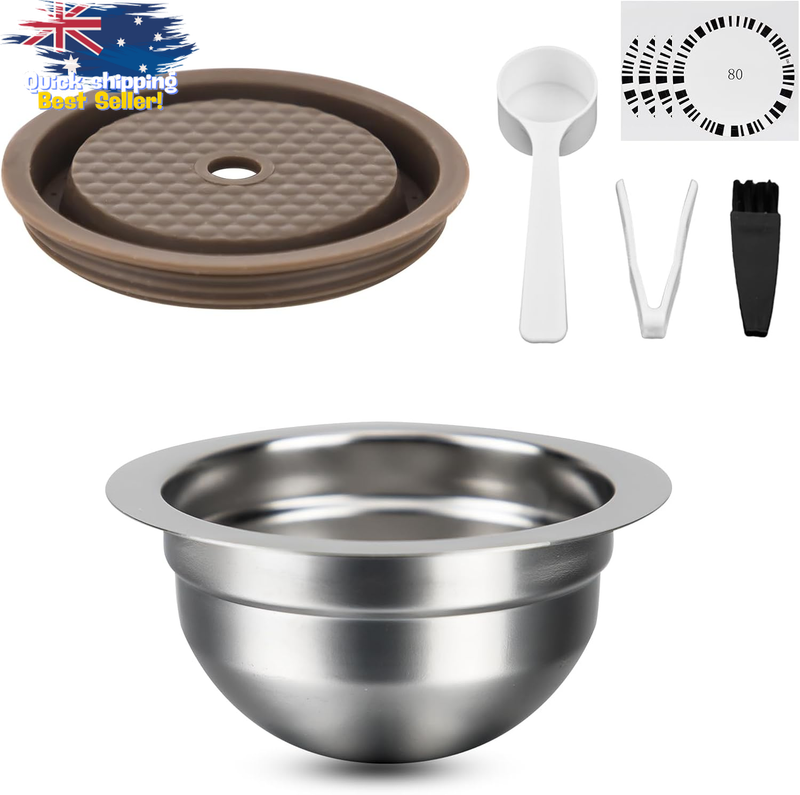 Reusable Nespresso Vertuo Plus Capsules 2.7oz | Stainless Steel Refillable Pods