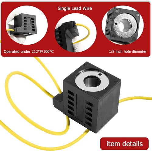 For Deltrol Solenoid Coil, Hydraulic Power Unit Lift Dump 10VDC 25W 10226-08