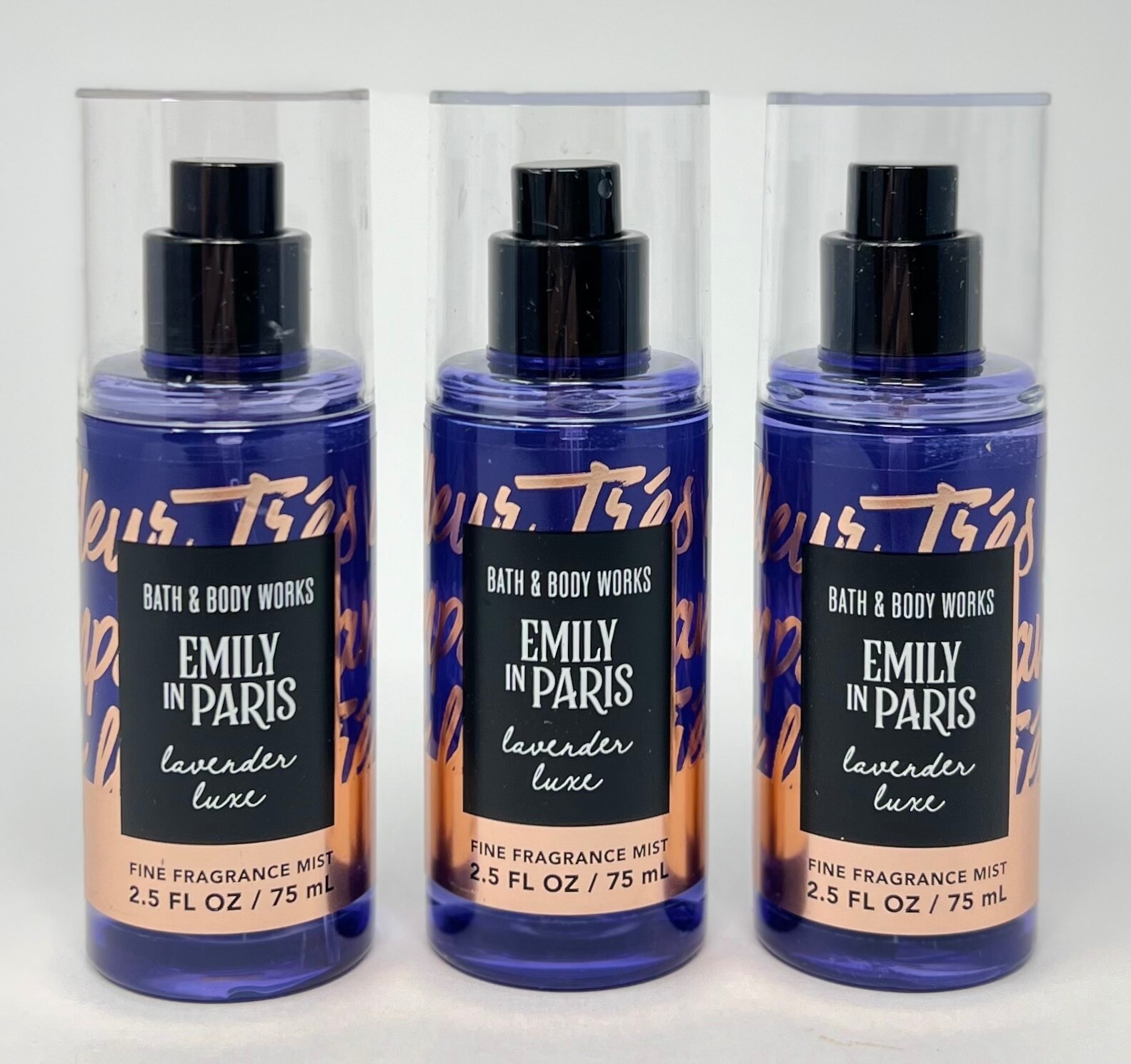 バスアンドボディワークスEmily in Paris 新品ボディミストセット Bath & Body Works Emily In Paris Lavender Luxe Mist & Body
