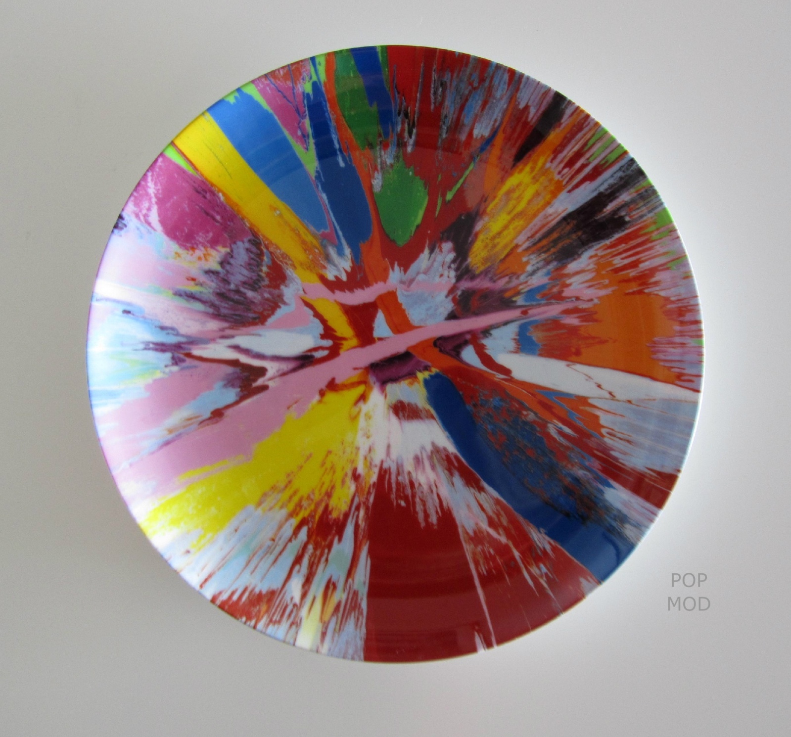 ダミアンハースト Spin Painting プレート-