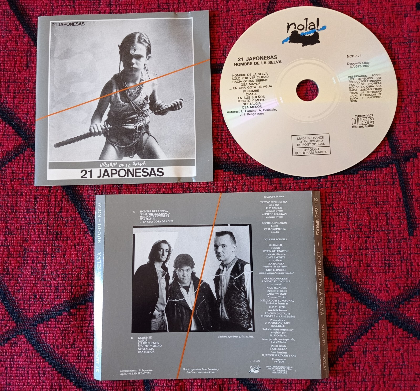 21 JAPONESAS ** Hombre De La Selva ** ORIGINAL 1989 SPAIN CD