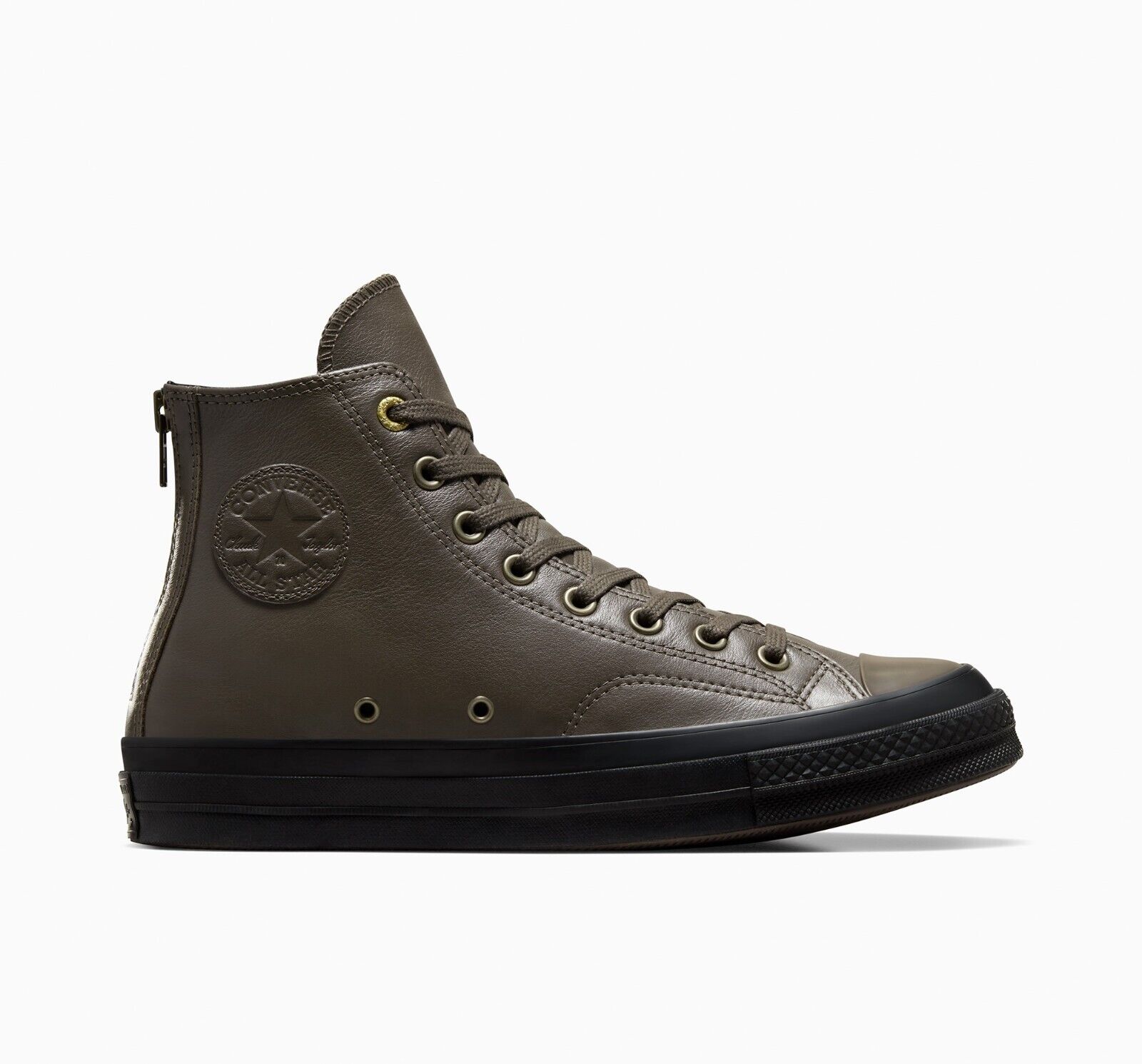 Converse Chuck 70 Leather Zipper Heel Sneaker Shoes Velvet Converse Chuck 70 Leather Zipper Heel Sneaker Shoes Velvet
