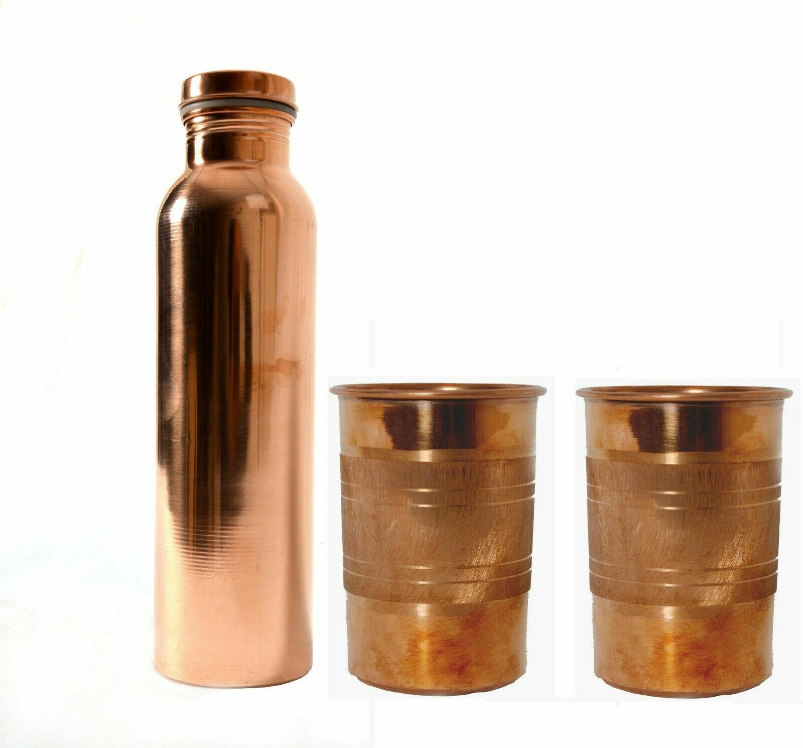 copper bottle 2本セット 銅水筒 900ml copper bottle 2本セット 銅水筒 900ml - メルカリ