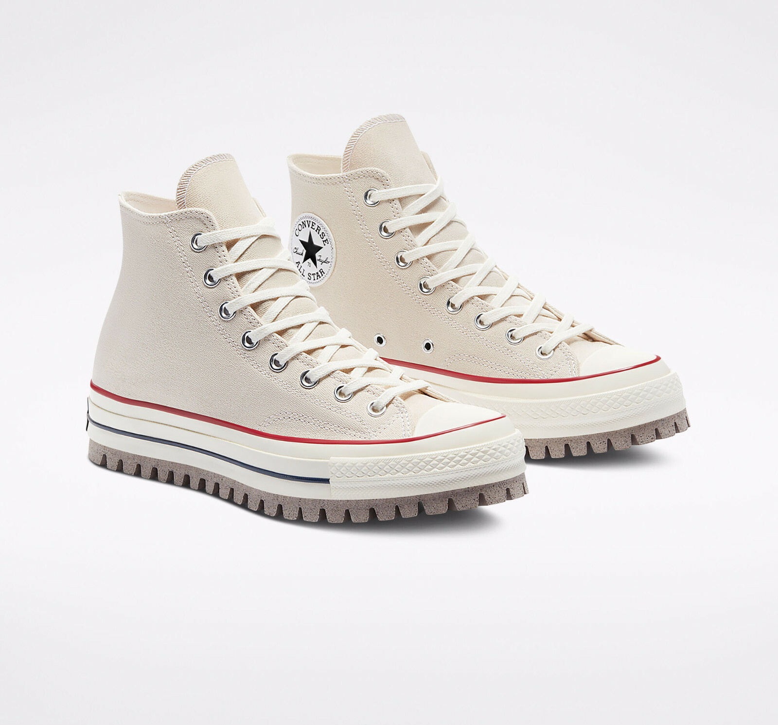 Pre-owned Converse Chuck Taylor All Star Trek Chuck 70 Platform Shoes Ecru In White